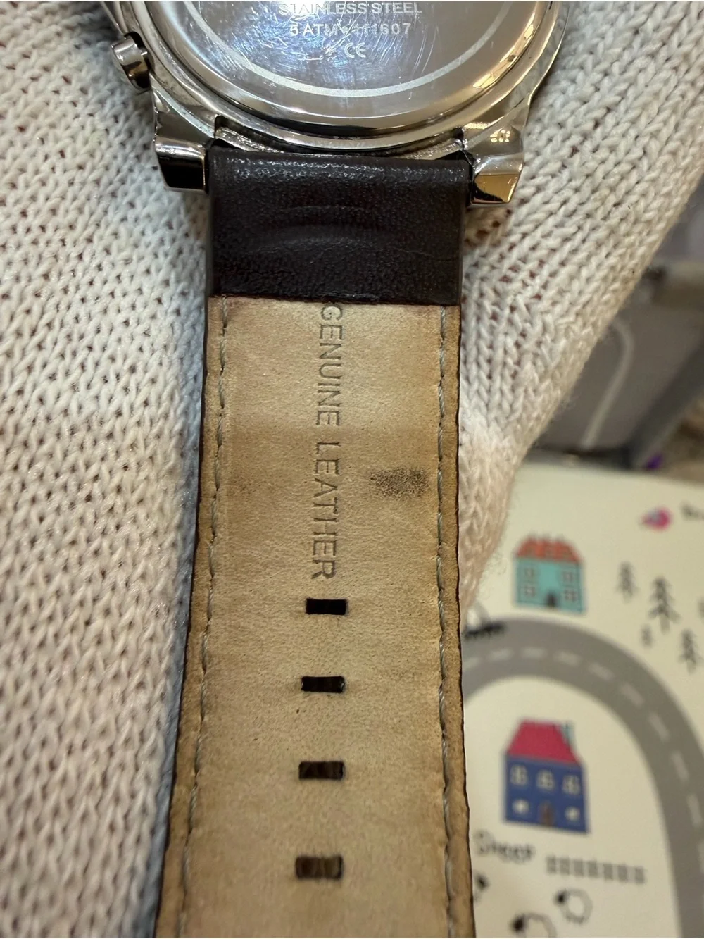 Armani Exchange Men's AX2506 Outerbanks Chronograph Brown Leather Watch 45mm